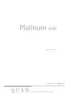 Quad Platinum-DMP - Owners Manual